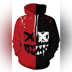 Chaos World Men's Novelty Hoodie Long Sleeves 3D Funny Graphic